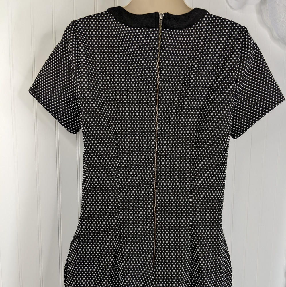 ESHAKTI Mini Polka Dot Shift Dress Sz 6 - Picture 11 of 13